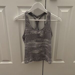 Lululemon Athletica Black and White Tank Top